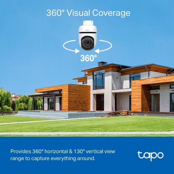 TP-Link Outdoor Pan Tilt Home Security WiFi Camera - Tapo C510W thumbnail 8