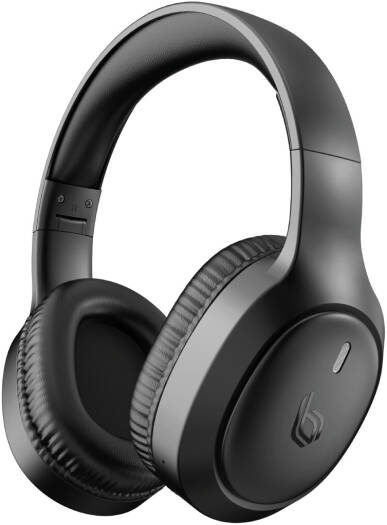 BLUPEBBLE OVER EAR FOLDABLE DIGITAL HYBRID NOISE CANCELLING HEADPHONES C85 BLACK BP-PAC85-BK thumbnail 2