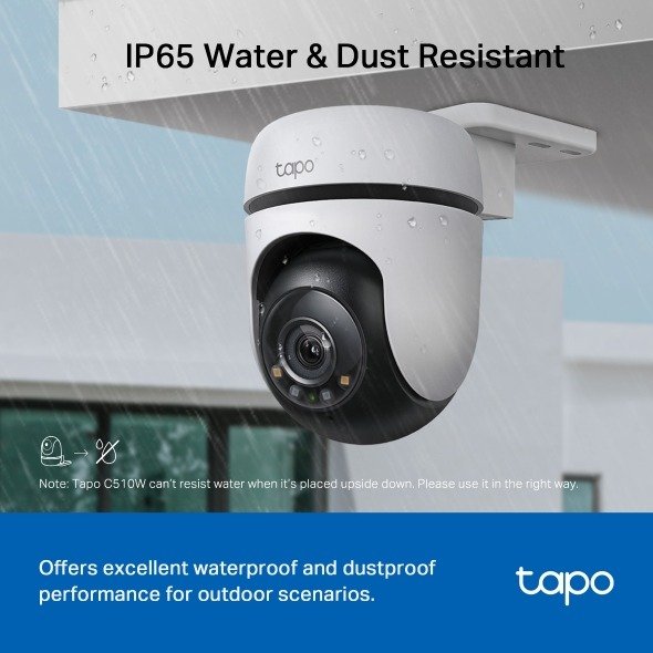 TP-Link Outdoor Pan Tilt Home Security WiFi Camera - Tapo C510W thumbnail 5