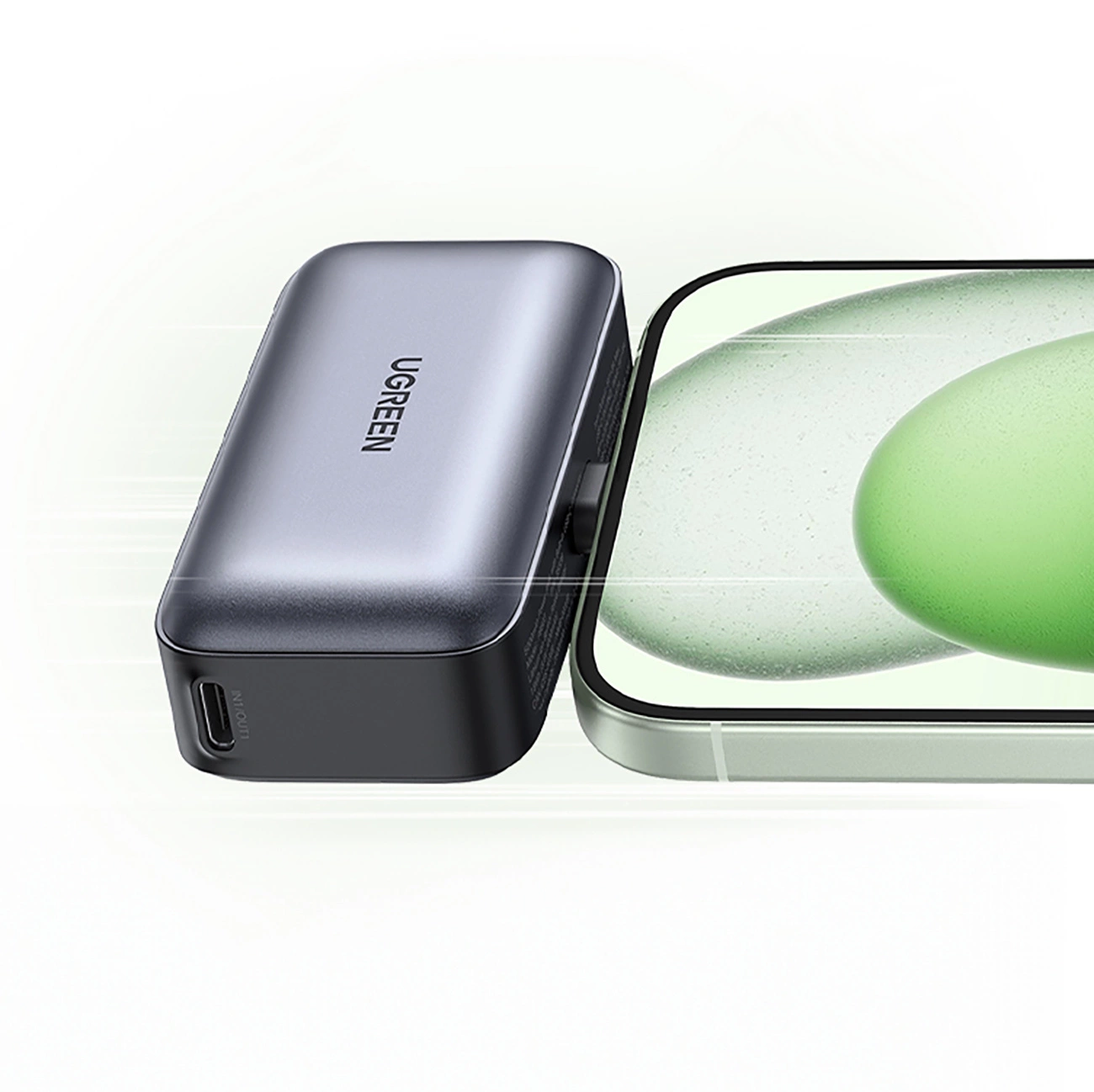 UGREEN NEXODE 5000MAH POWERBANK WITH BUILT IN USB C CONNECTOR PB503 35338 thumbnail 6