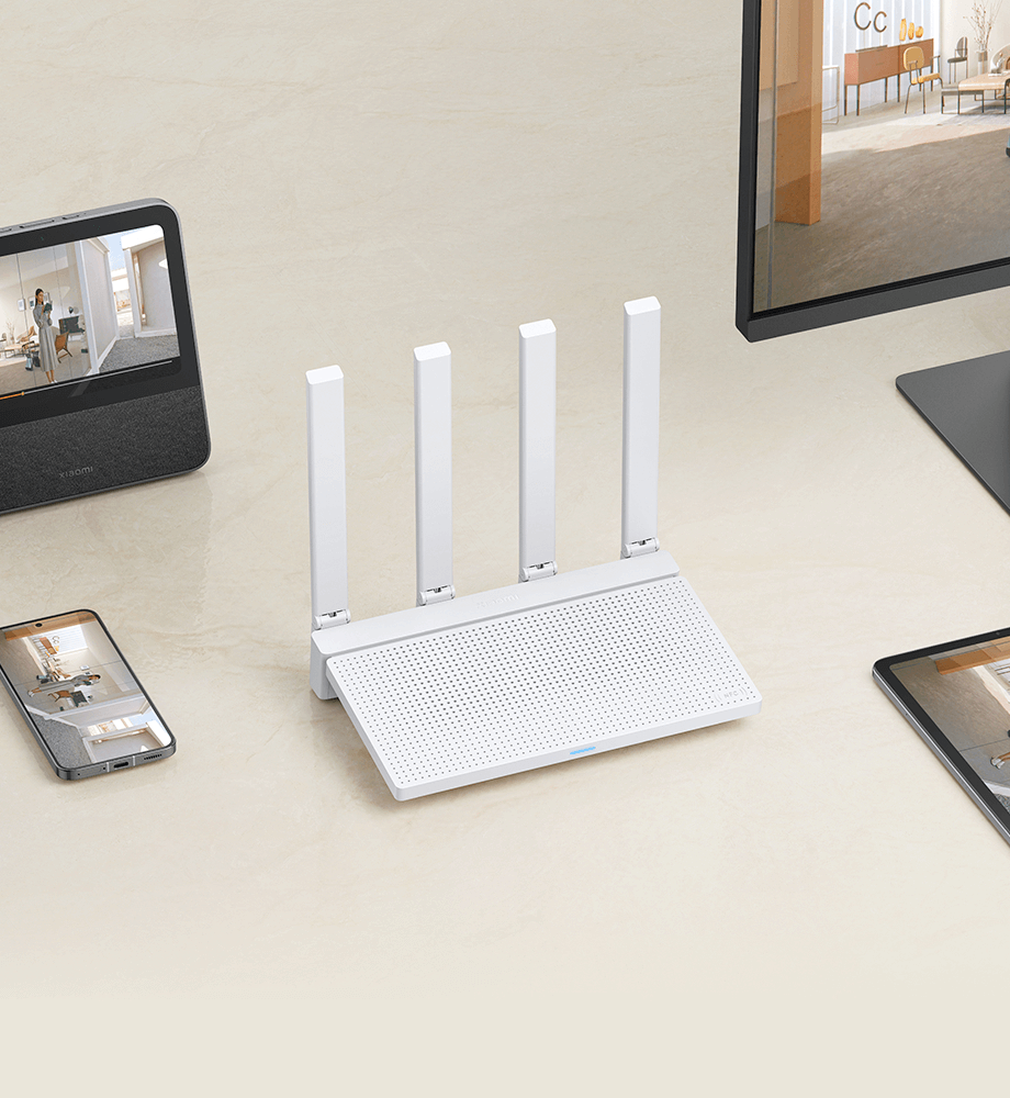 Experience Faster Connectivity with the Mi Xiaomi WiFi Router AX3000T in White - RD23 thumbnail 4