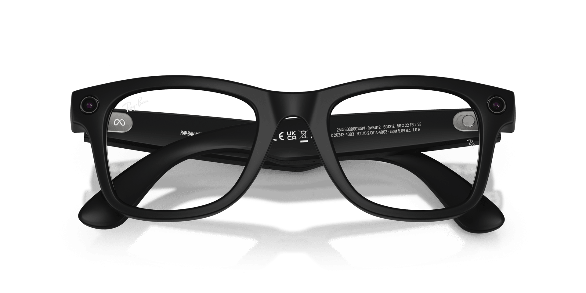 RAYBAN META WAYFARER (GEN 2 ) SUNGLASSES F MATTE BLACK L TRANSITIONS GREY RW4012 thumbnail 3