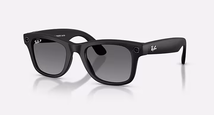 RAYBAN META WAYFARER (GEN 2 ) SUNGLASSES F MATTE BLACK L TRANSITIONS GREY S50 RW4012 thumbnail 2