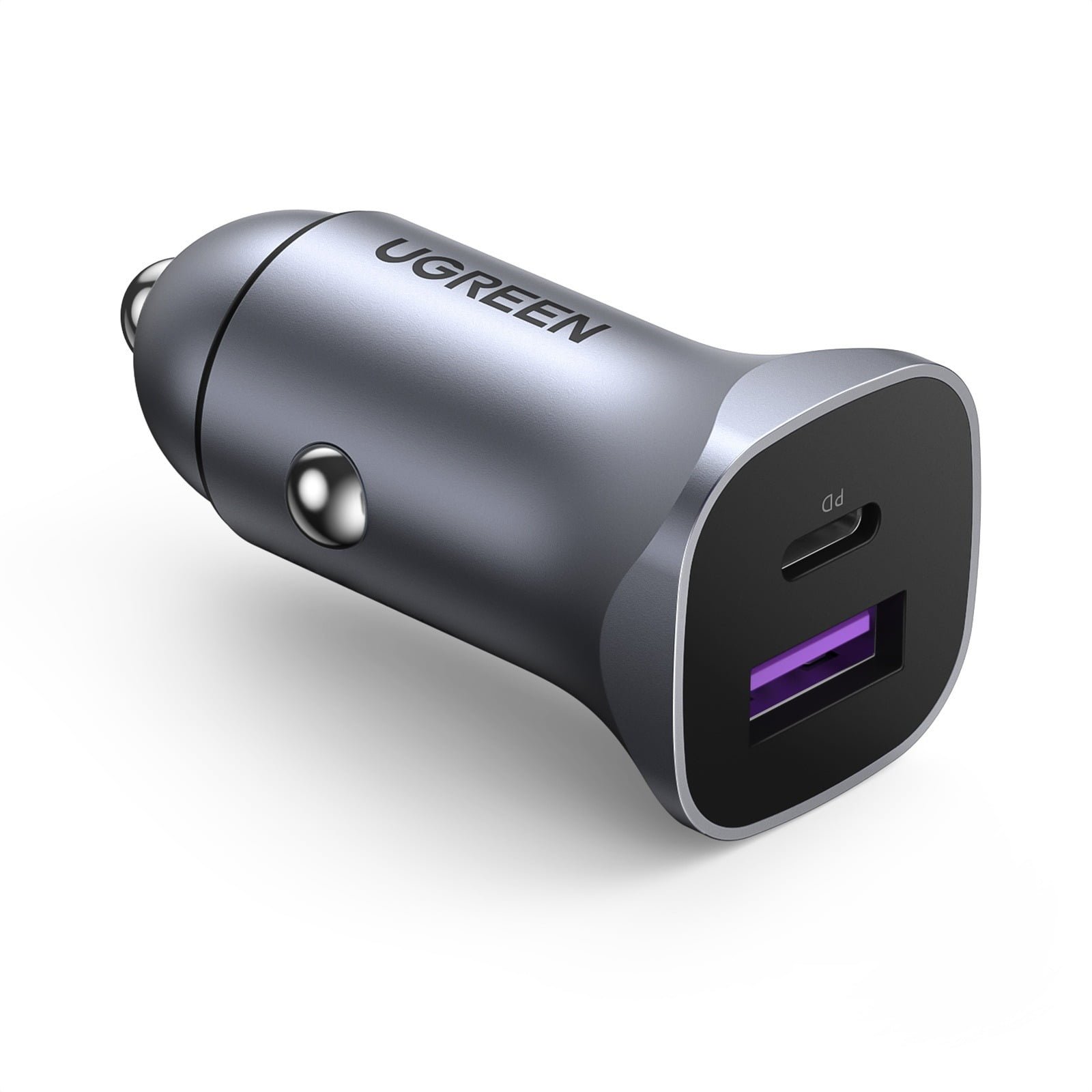 UGREEN A+C DUAL-PORT CAR CHARGER PD30W+SCP22.5W 40858