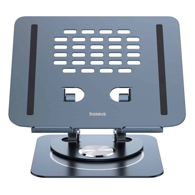 BASEUS ULTRASTABLE PRO SERIES ROTATABLE AND FOLDABLE LAPTOP STAND SPACE GRAY thumbnail 2