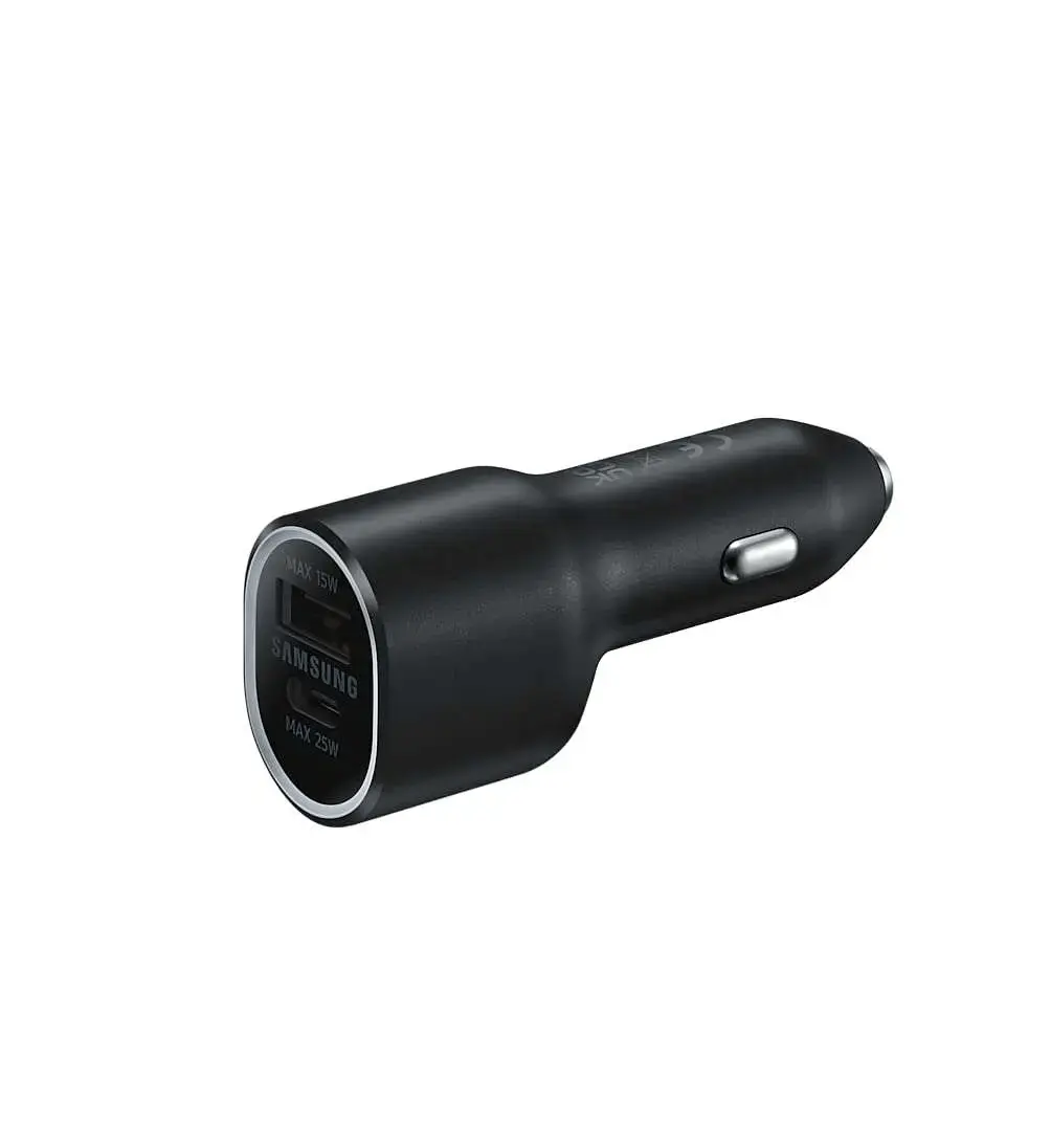 Samsung 40W Dual Port USB-C & USB-A Car Charger - Black EP-L4020NBEGWW
