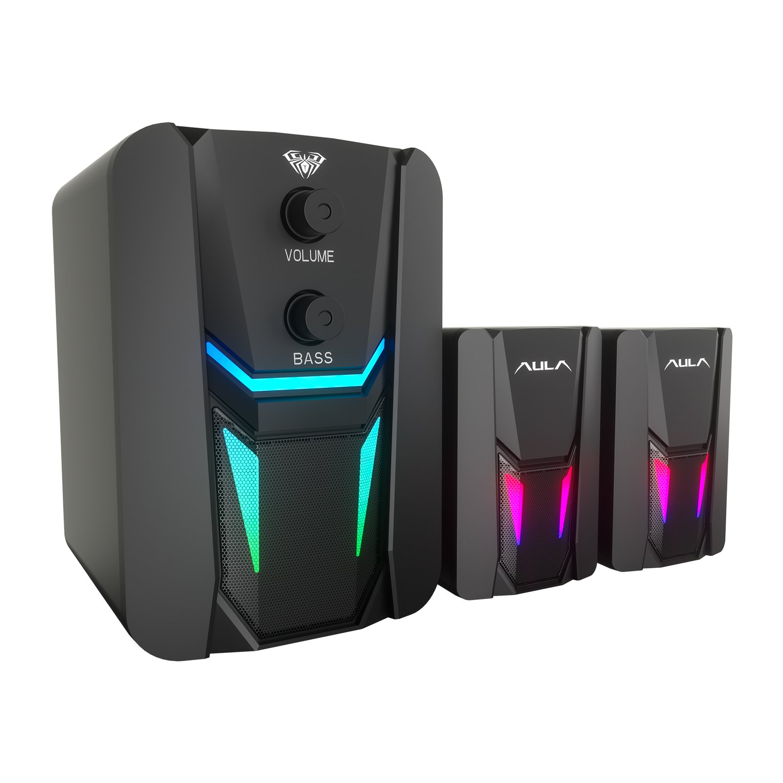 AULA Wind Stylish and Portable Gaming Speaker (N-189) - Compact Design with Rich Sound Quality thumbnail 6