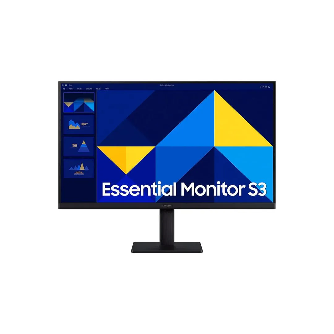 SAMSUNG ESSENTIAL S3 24 INCH FULL HD IPS FLAT MONITOR LS24D300GAMXUE