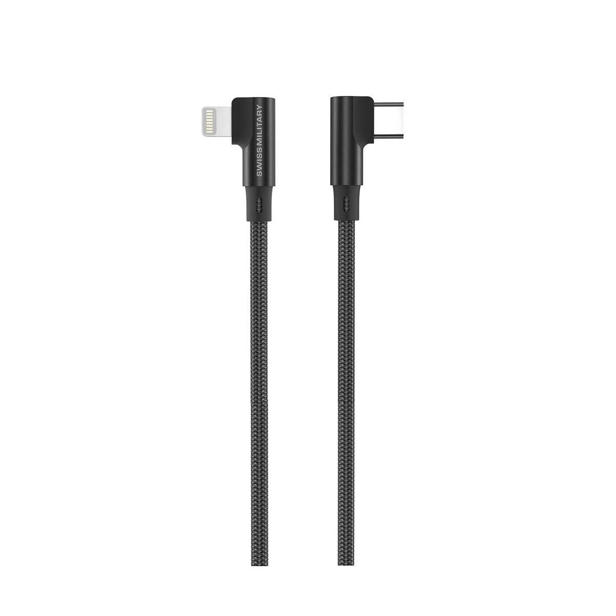SWISS MILITARY USB C TO LIGHTNING 20W HIGH PERFORMANCE CABLE 2M