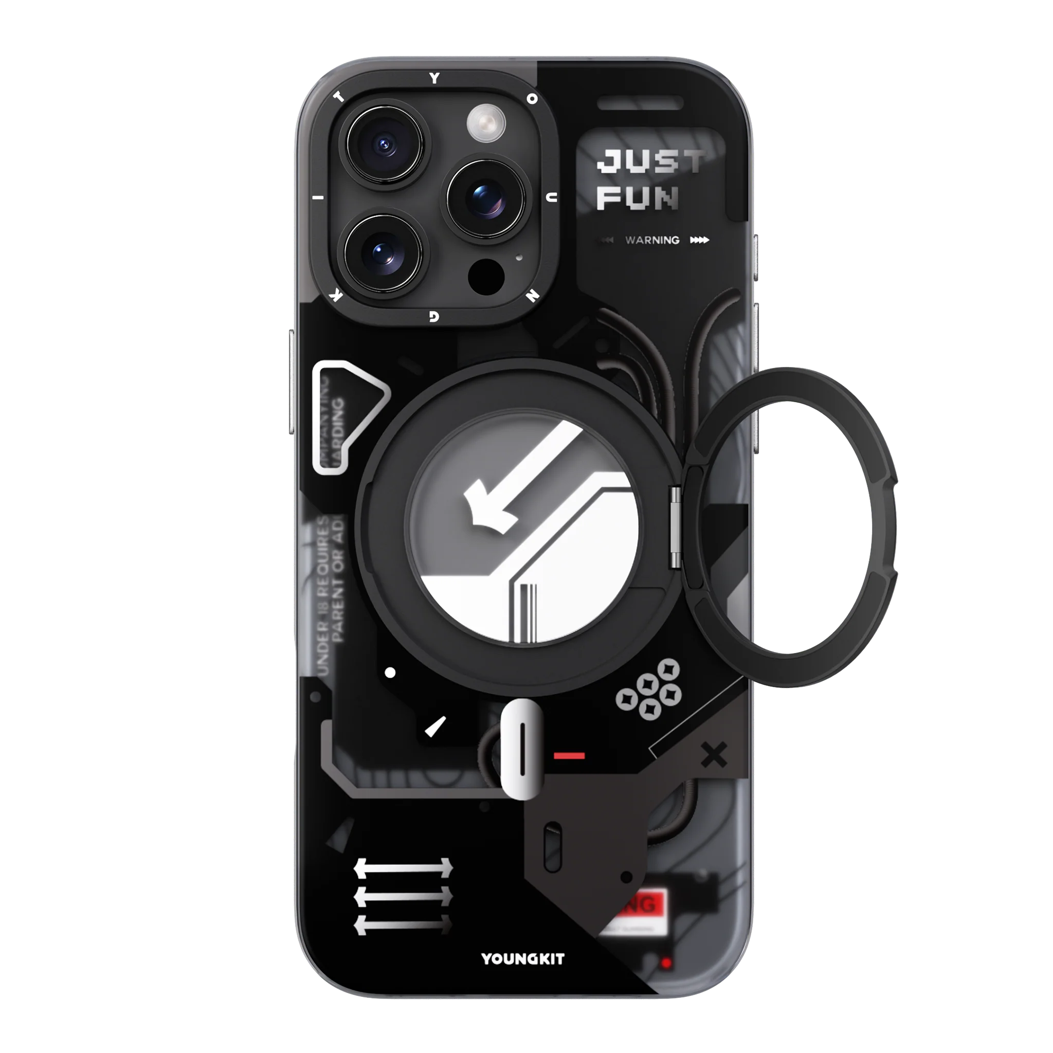 YOUNGKIT IPHONE 16 PRO MAX STARSHIP CASE DARK EDGE XJZHJ001