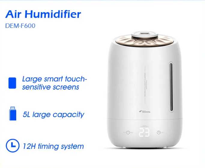 Deerma Large Screen Humidifier White DEM-F600 thumbnail 2