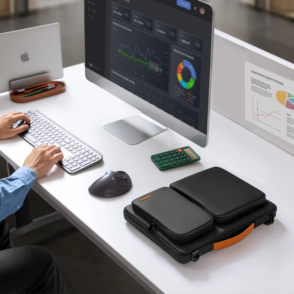 Tomtoc Defender A42 Laptop Briefcase | Sleek Design with Premium Protection for Your Device thumbnail 4
