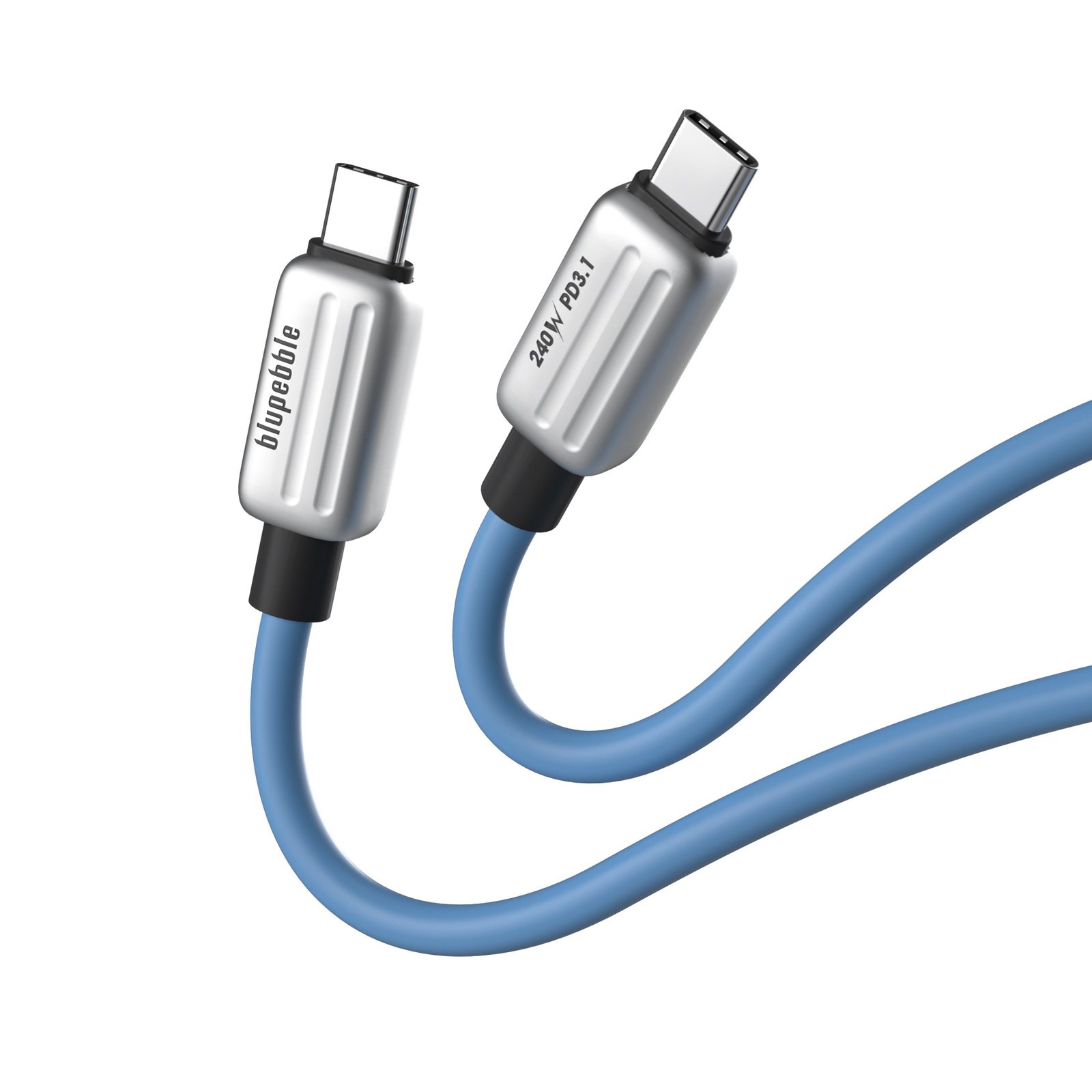 BluPebble PowerFlow: High-Speed USB-C to USB-C Cable (240W, 2-Meter) thumbnail 3