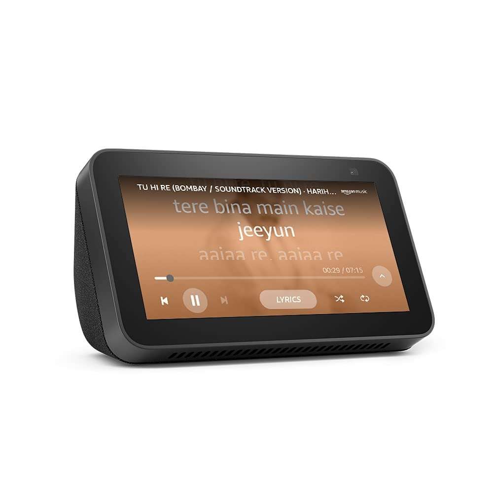 AMAZON ECHO SHOW 5 SMART DISPLAY WITH ALEXA BLACK