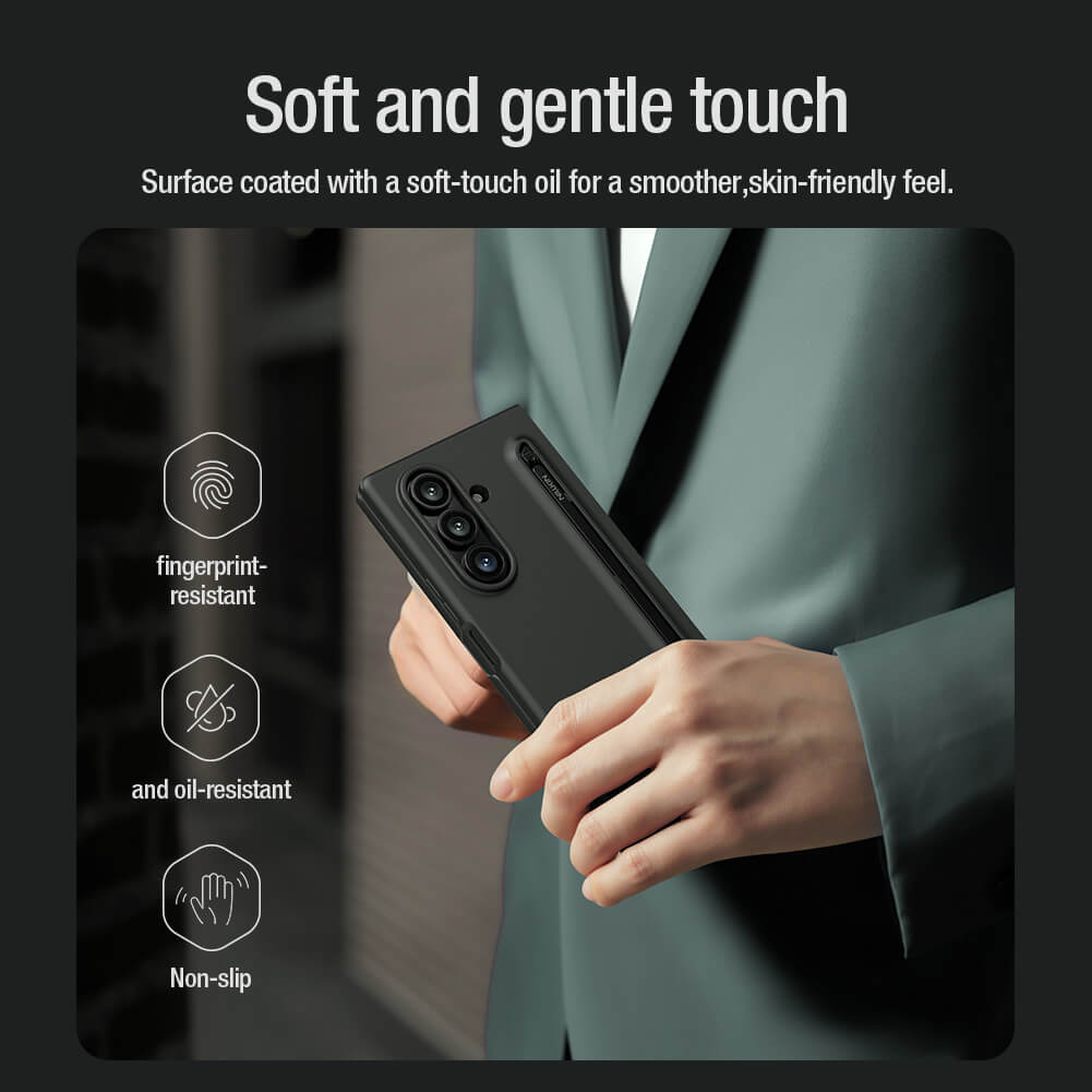 NILKIN SAMSUNG Z FOLD 7 CASE WITH PEN BLACK thumbnail 4