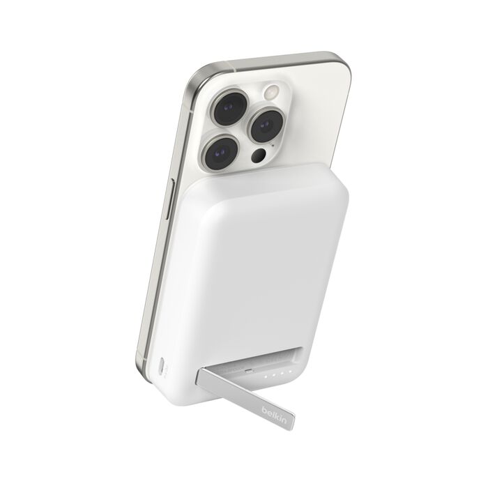 BELKIN BOOST CHARGE QI2 MAGNETIC 15W 10000MAH WIRELESS POWER BANK WHITE BPD008BTWH