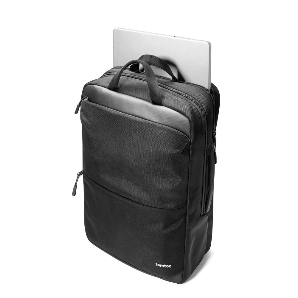 Tomtoc Navigator T71 15.6-inch Laptop Backpack (Black, T71M1D1) - Sleek and Durable Travel Companion thumbnail 6