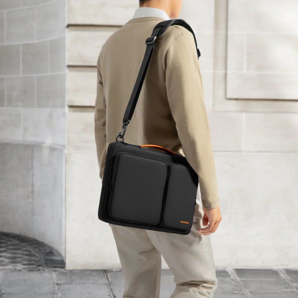 Tomtoc Defender A42 Laptop Briefcase | Sleek Design with Premium Protection for Your Device thumbnail 3