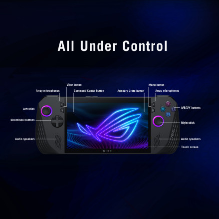 ASUS ROG Ally X Console (RC72LA) - 7-Inch Display, Ryzen Z1 Extreme, 24GB LPDDR5X RAM, 1TB M.2 SSD thumbnail 11