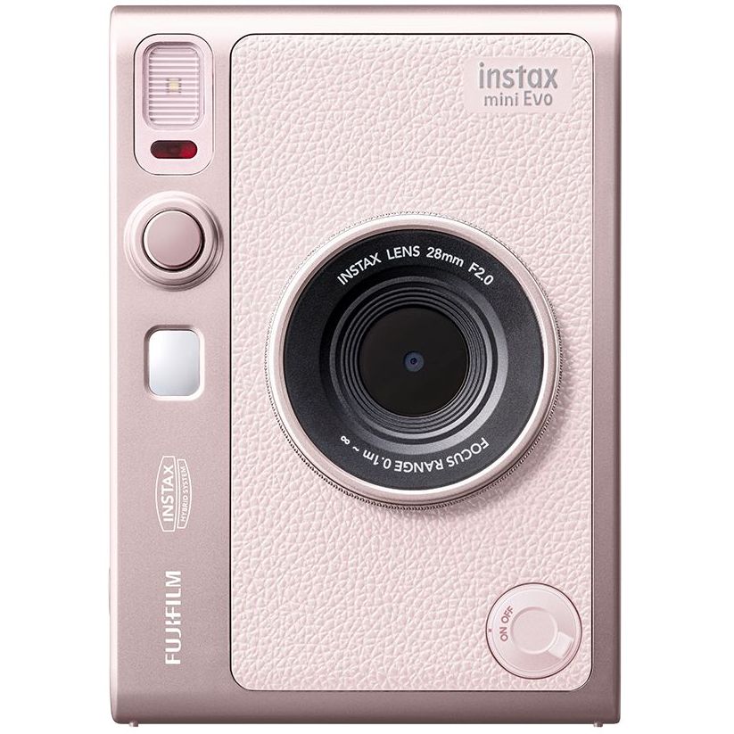 FUJIFILM INSTAX MINI EVO HYBRID INSTANT CAMERA PINK
