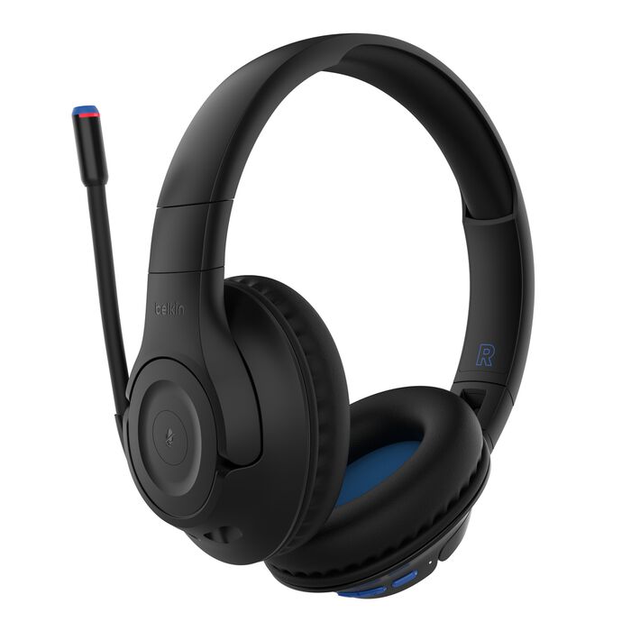 BELKIN SOUNDFORM INSPIRE WIRELESS OVER EAR HEADSET FOR KIDS BLACK AUD006BTBLK