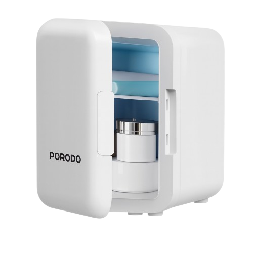 PORODO LIFESTYLE ECHOCHILL 4L MINI COOLING FRIDGE WHITE PDLFST4LMFWH