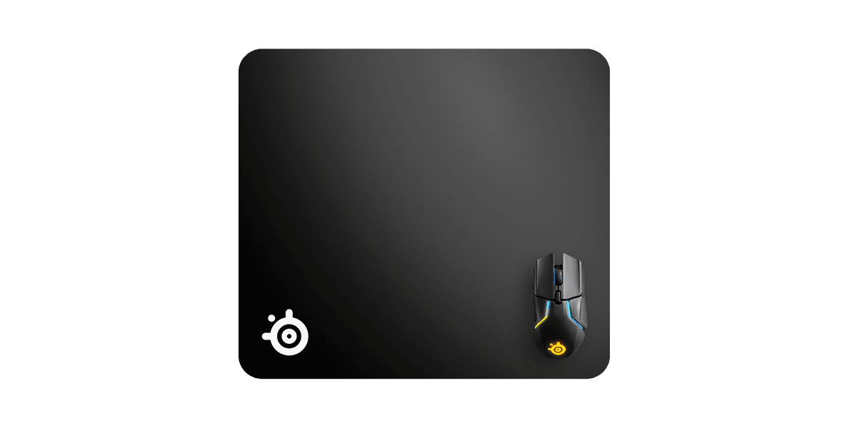 SteelSeries QcK+ Large Gaming Mouse Pad (63003) - Smooth Surface, Precision Control, Ultimate Comfort