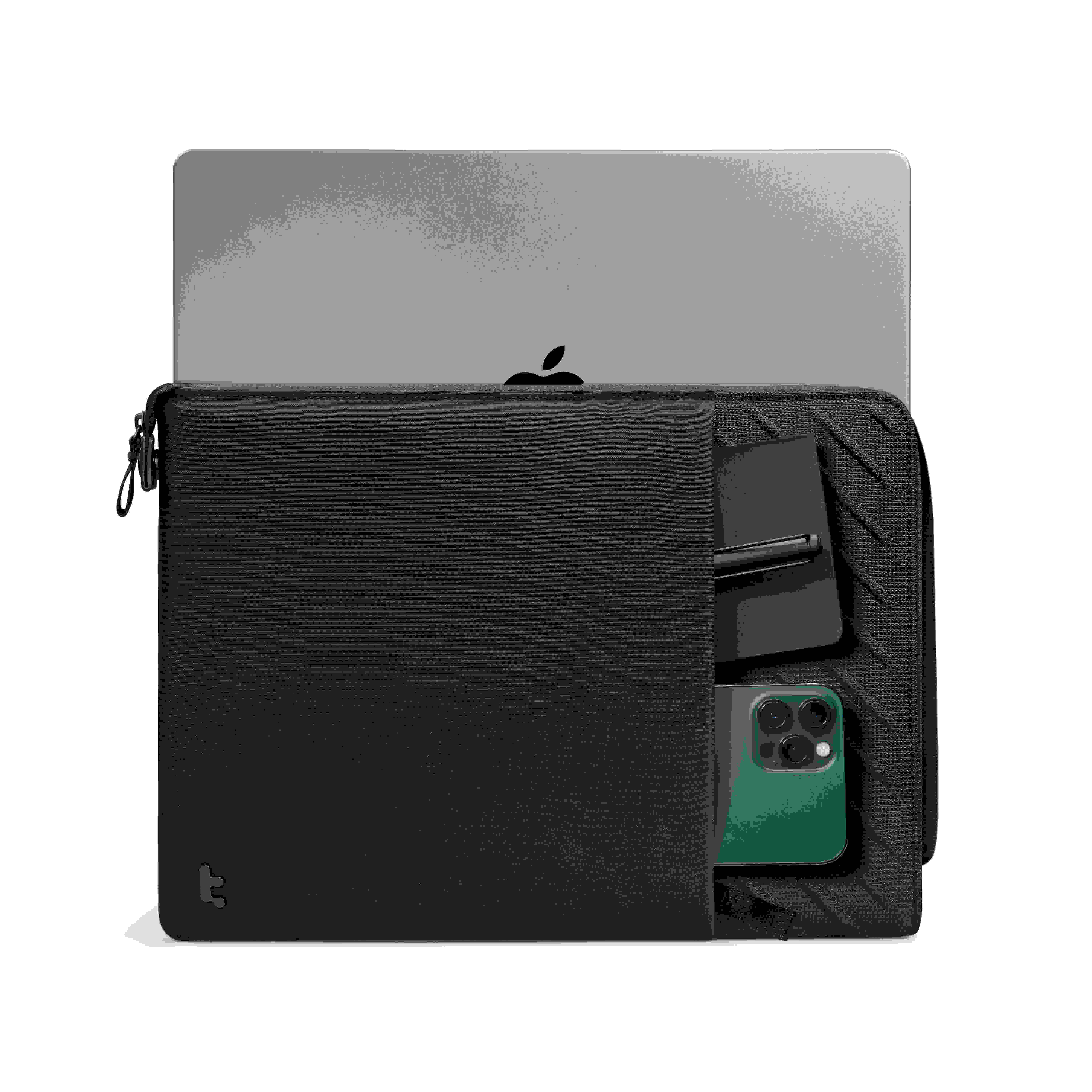 TOMTOC VOYAGE A10 16 INCH LAPTOP SLEEVE BLACK A10F2D1 thumbnail 3
