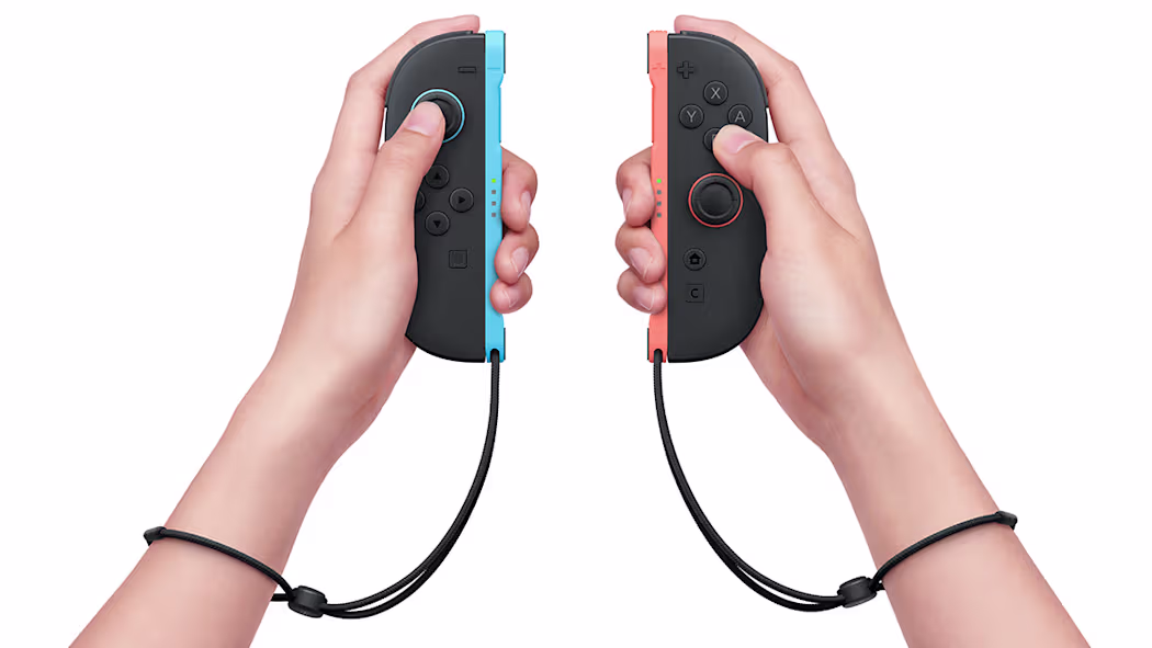 NINTENDO SWITCH 2 LEFT & RIGHT JOY-CON 2 CONTROLLERS BLUE RED thumbnail 7