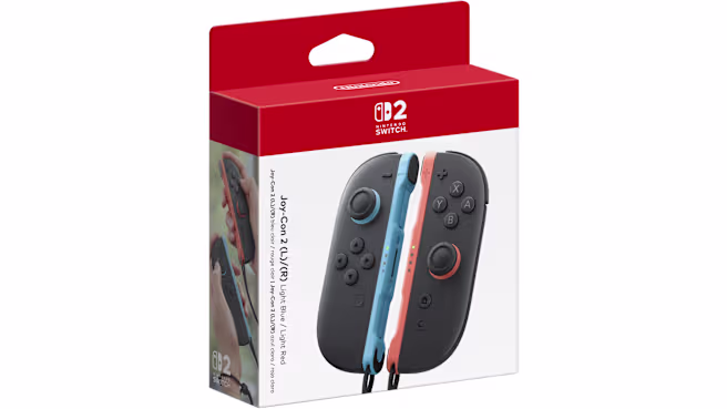 NINTENDO SWITCH 2 LEFT & RIGHT JOY-CON 2 CONTROLLERS BLUE RED thumbnail 8
