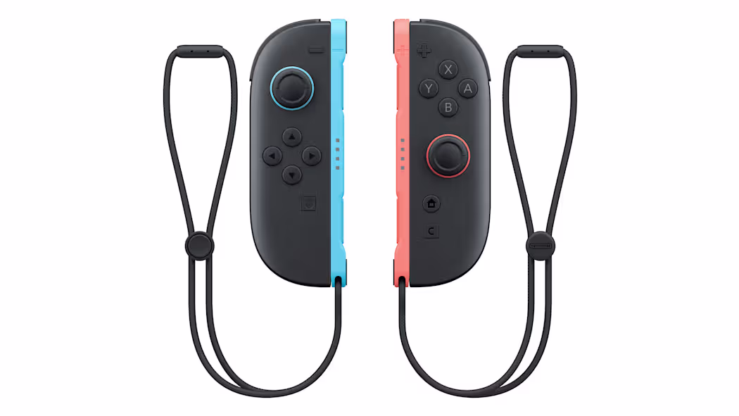NINTENDO SWITCH 2 LEFT & RIGHT JOY-CON 2 CONTROLLERS BLUE RED