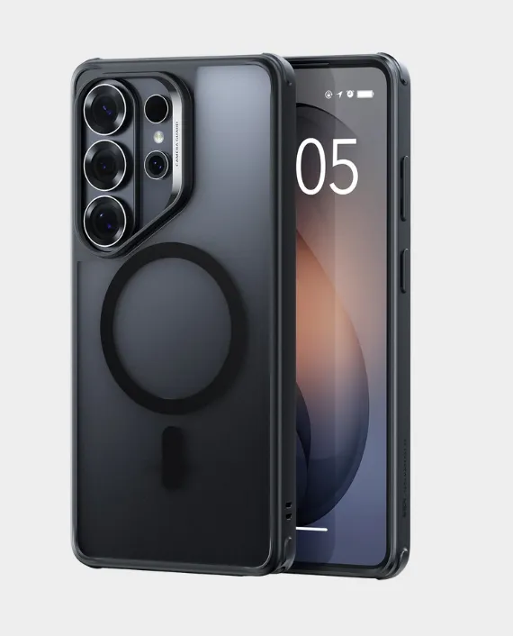 ESR CLASSIC HYBRID MAGNETIC CASE COMPATIBLE WITH S26 ULTRA FROSTED BLACK