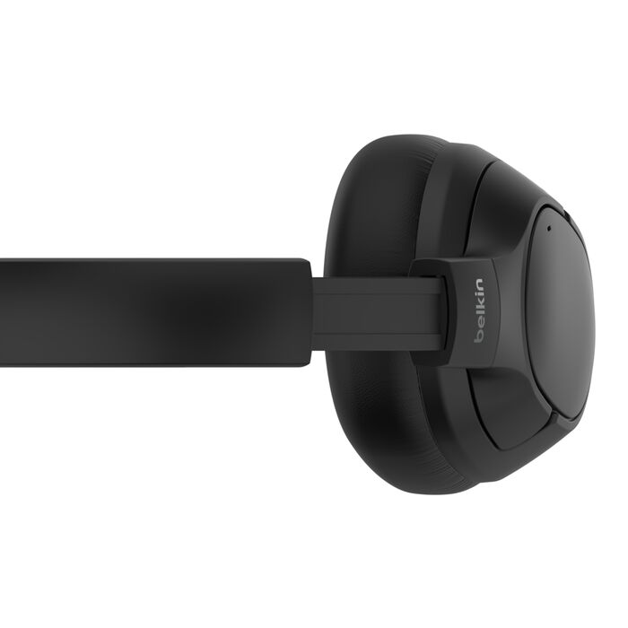 BELKIN SOUNDFORM ISOLATE NOISE CANCELLING OVER EAR HEADPHONE BLACK AUD008HQBK thumbnail 4