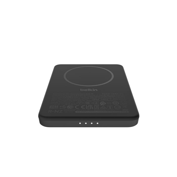 BELKIN BOOST CHARGE ULTRA SLIM MAGNETIC 7.5W WIRELESS POWER BANK 5K BLACK BPD010HQBK thumbnail 4