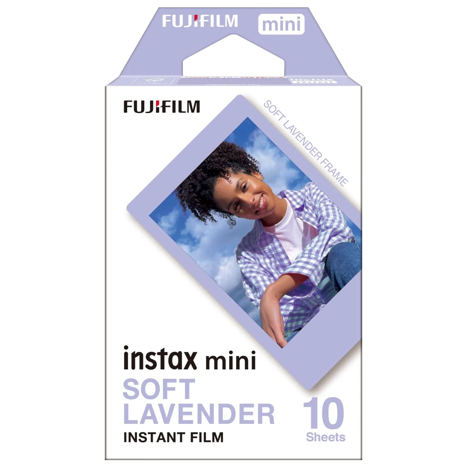 FUJIFILM INSTAX MINI SOFT LAVENDER SHEET 10 CARTRIDGE
