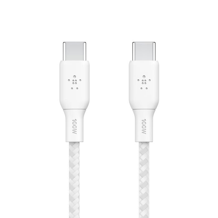 BELKIN BOOST CHARGE USB C TO USB C 100W CABLE 3M WHITE CAB014BT3MWH