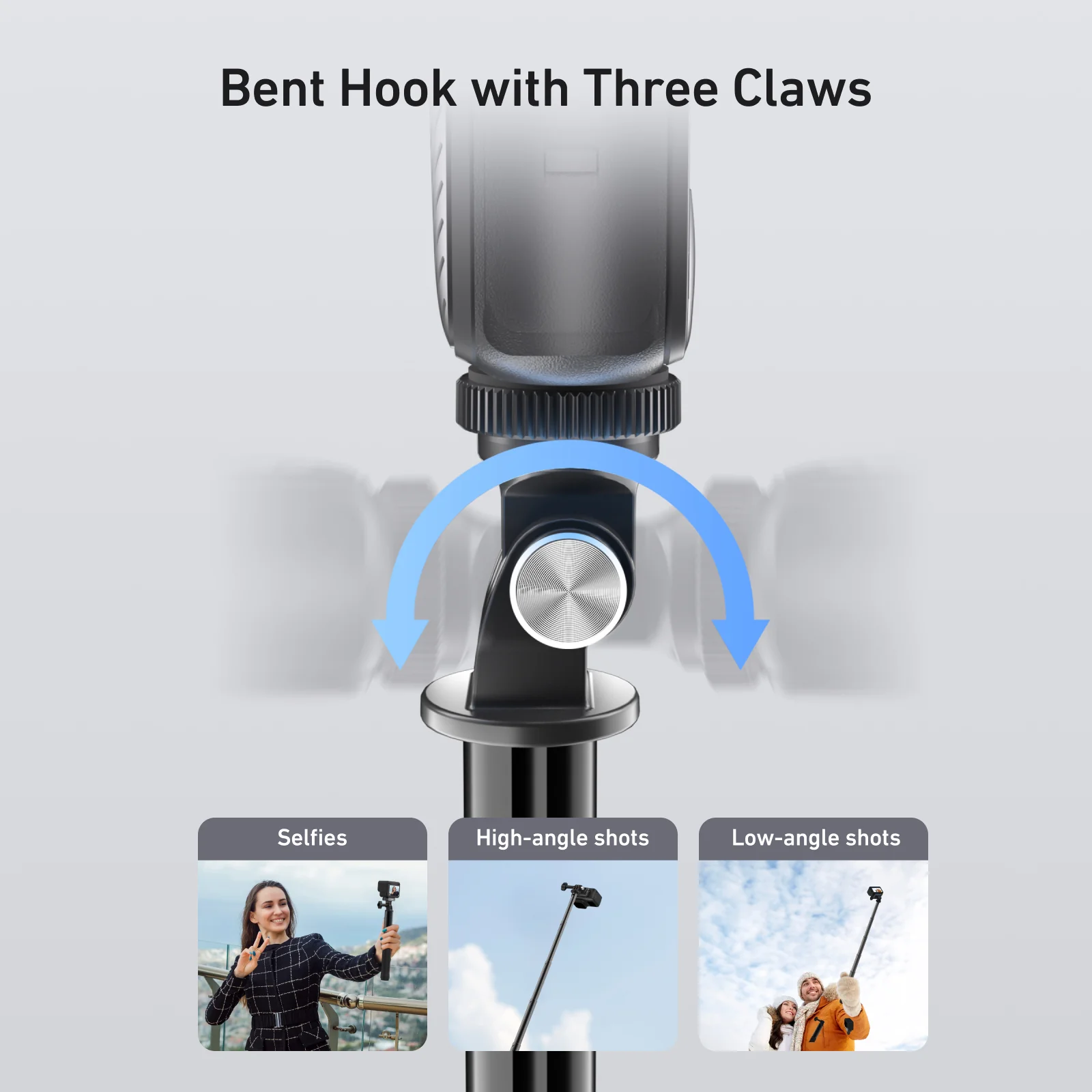 TELESIN 150CM ALUMINUM ALLOY SELFIE STICK S1-MNP-11 thumbnail 3
