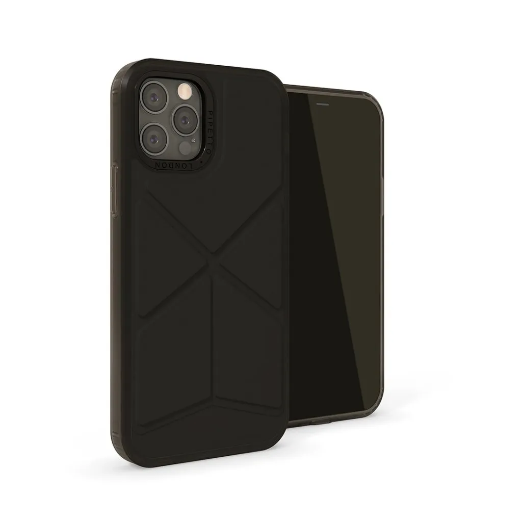 PIPETTO ORIGAMI SNAP IPHONE 12 5.4 INCH 2020 BLACK P061-49-N thumbnail 9