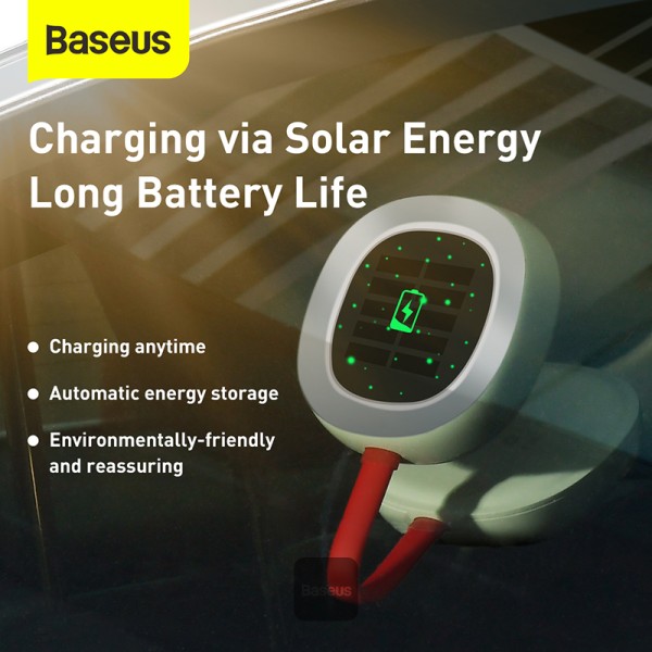 BASEUS IN CAR SOLAR READING LAMP WHITE CRYDD02-02 thumbnail 3
