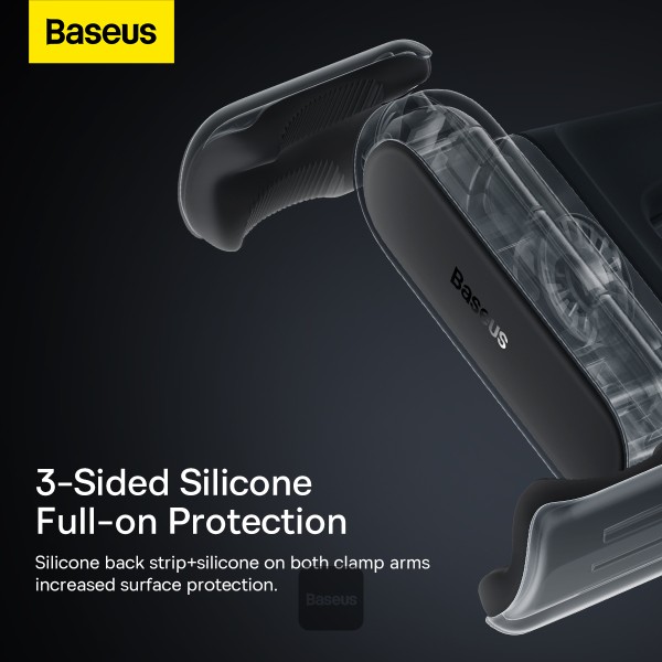 BASEUS STEEL CANNON 2 AIR OUTLET CAR MOUNT BLACK BS-CM009 thumbnail 7