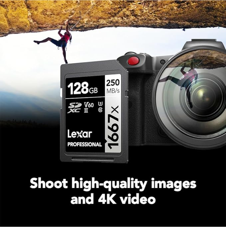 Lexar® Professional 1667x SDXC™ UHS-II Memory Card - Silver Series, Up to 250MB/s High-Speed Performance thumbnail 11