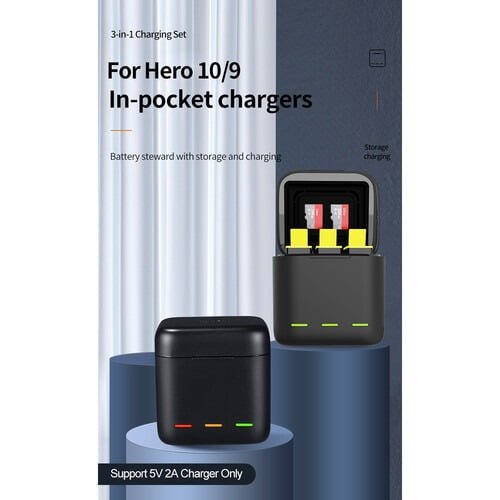 TELESIN BATTERY CHARGING BOX GP-BNC-901-B thumbnail 8