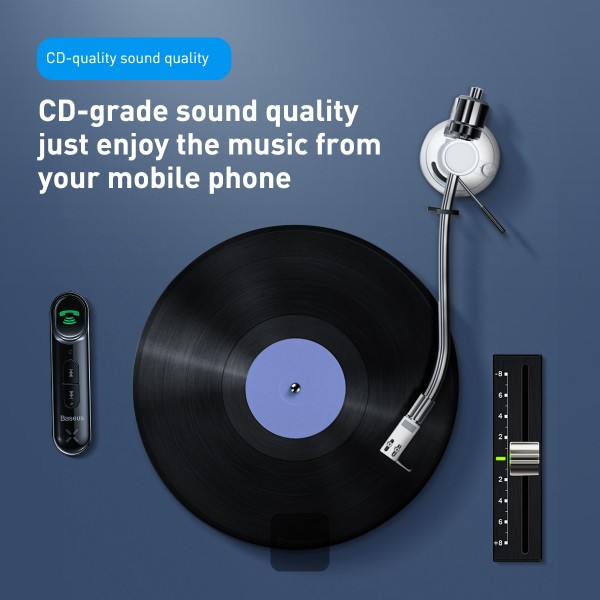 BASEUS AUX WIRELESS AUDIO RECEIVER BLACK thumbnail 5
