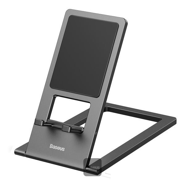 BASEUS FOLDABLE METAL DESKTOP HOLDER BLACK LUKP000013
