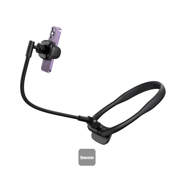 BASEUS COMFORTJOY SERIES NECK PHONE HOLDER LUGB000001 BLACK