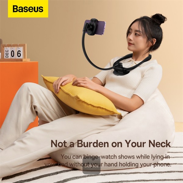 BASEUS COMFORTJOY SERIES NECK PHONE HOLDER LUGB000001 BLACK thumbnail 3