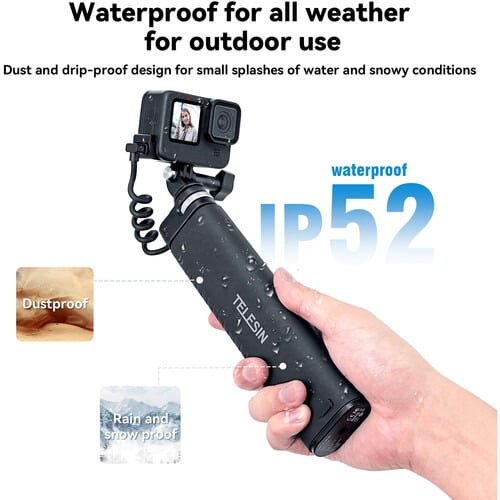 TELESIN RECHARGABLE SELFIE STICK TE-CSS-001 thumbnail 4
