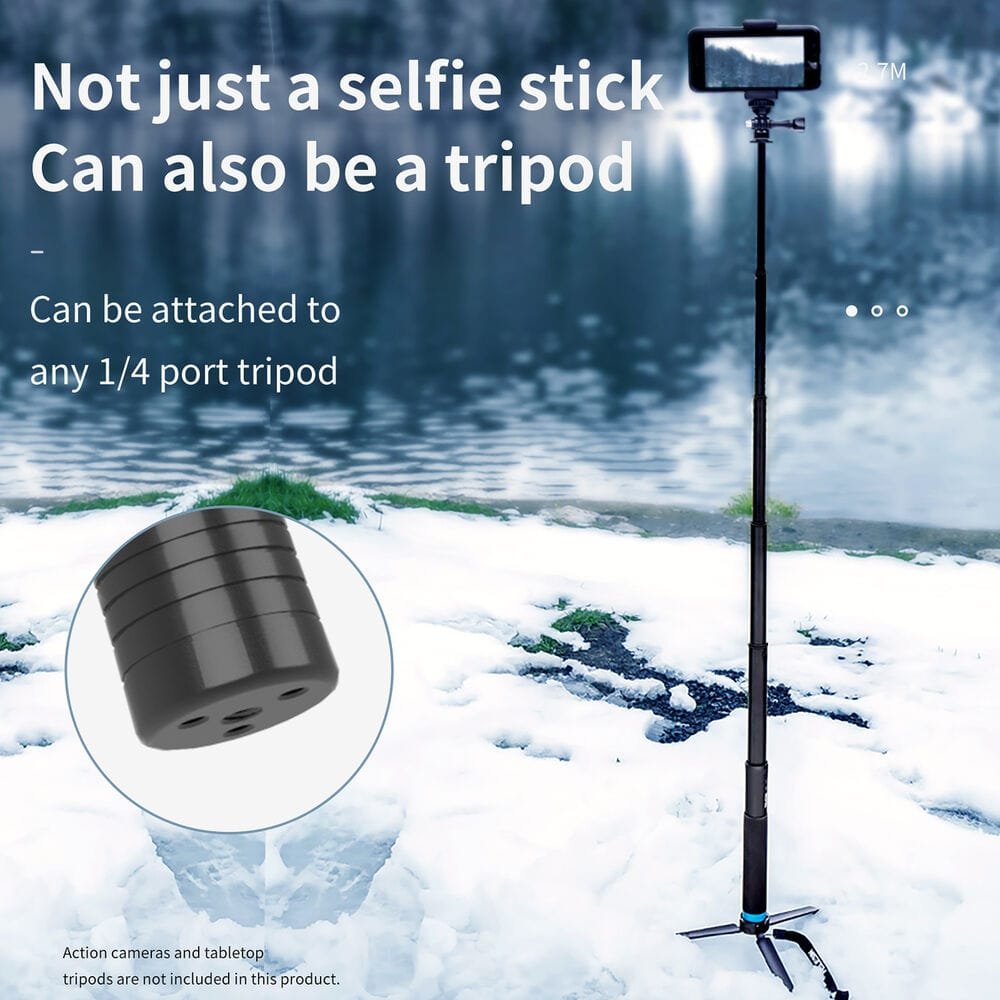 TELESIN 2nd Generation Carbon Fiber Selfie Stick GP-MNP-270-2: Capture Every Moment with Lightweight and Durable Design thumbnail 2