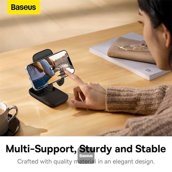 BASEUS SEASHELL SERIES FOLDING PHONE STAND thumbnail 4