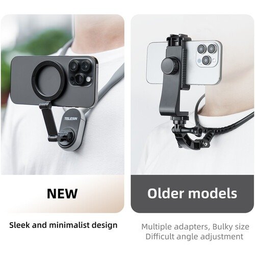 Capture Hands-Free Moments with the Telesin Magnetic Smartphone Neck Mount - TE-MNM-001 thumbnail 7